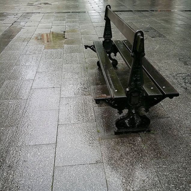 #bench #france #lille #rainyday