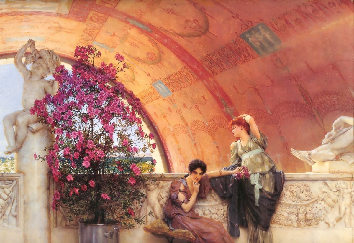 Sir Lawrence Alma-Tadema - Les rivales inconscientes